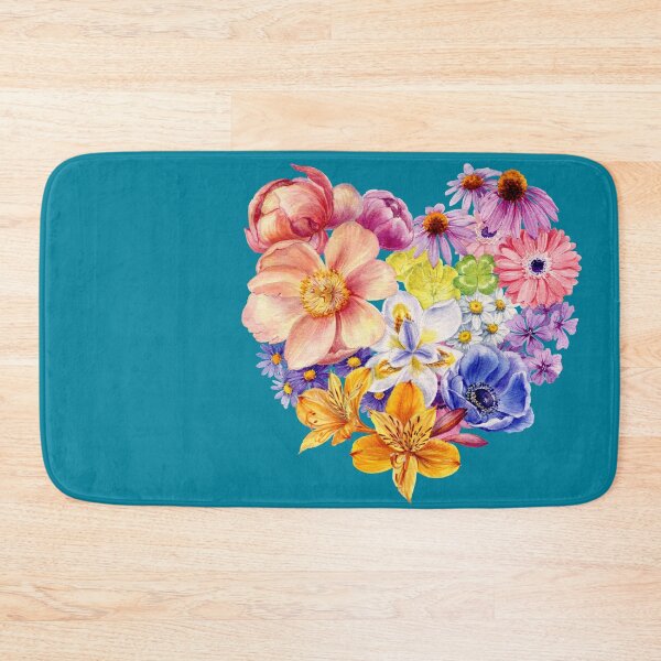 Item preview, Flower heart - watercolor designed and sold by jennomat.