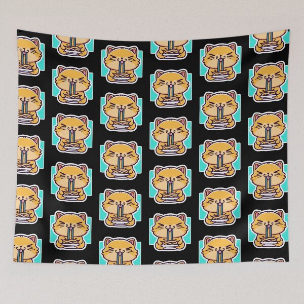 Item preview, Cat And Pasta Cute Cat Eating Spaghetti Funny designed and sold by The Glasses Girl.