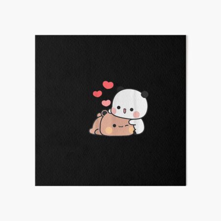 Cute Teddy Bear Lover Hug Kiss Love Milk Mocha Valentines Greeting