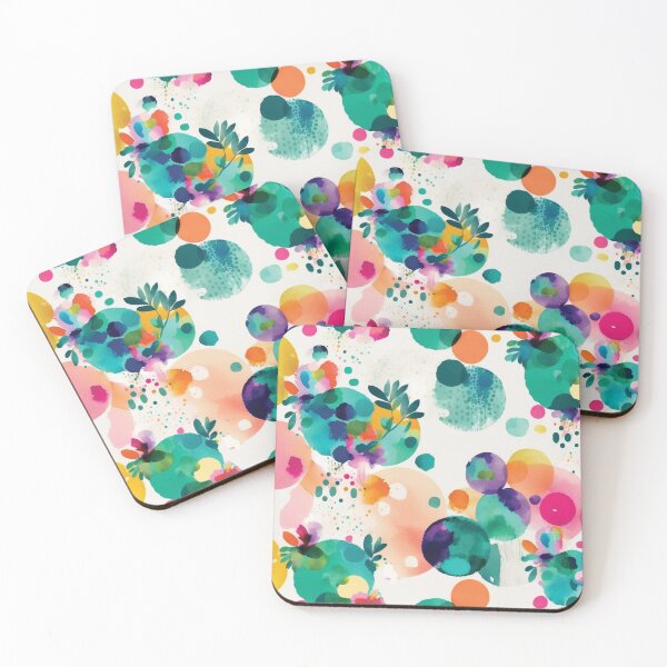 Item preview, Abstract Colorful Circles Surface Art designed and sold by LotusBlanc.