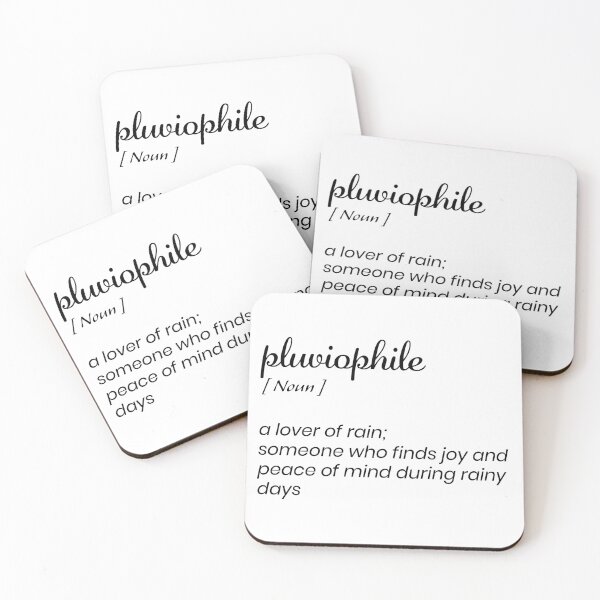 Item preview, Pluviophile Word Nerd - Rainy Day designed and sold by Radouane-Hikki.