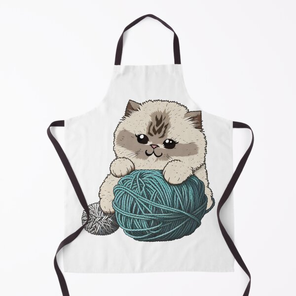 Item preview, Funny And Cute Cat With A Ball Of Wool designed and sold by ezps.