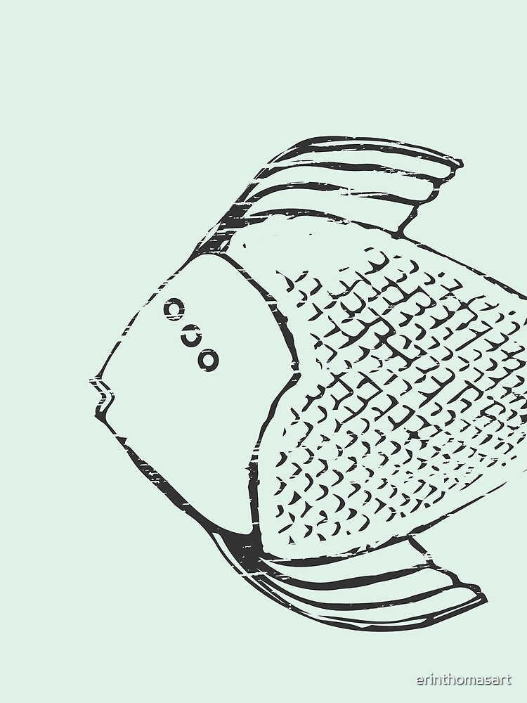 PCB THE THREE-EYED FISH by erinthomasart