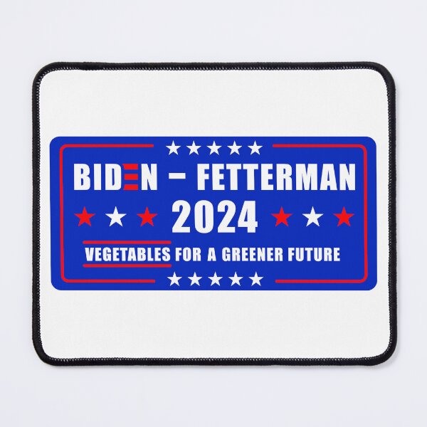 Item preview, Biden Fetterman 2024 A No Brainer...Vegetables? Anti Woke - Anti Democrat - Funny Republican/Conservative Stickers designed and sold by WeAreRightStore.