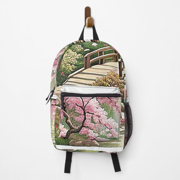 Item preview, Sakura's Gentle Serenade - A Japanese Garden Design designed and sold by Mindful-Designs.