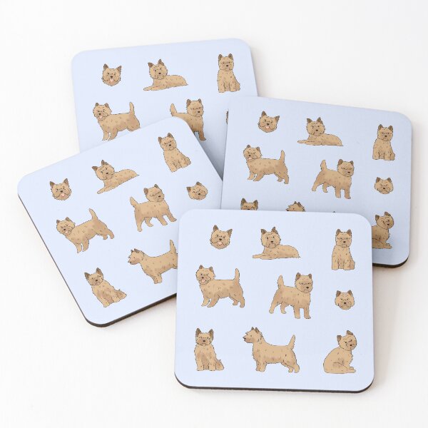 Item preview, Cairn Terrier cute illustration pattern  designed and sold by Yarafantasyart.