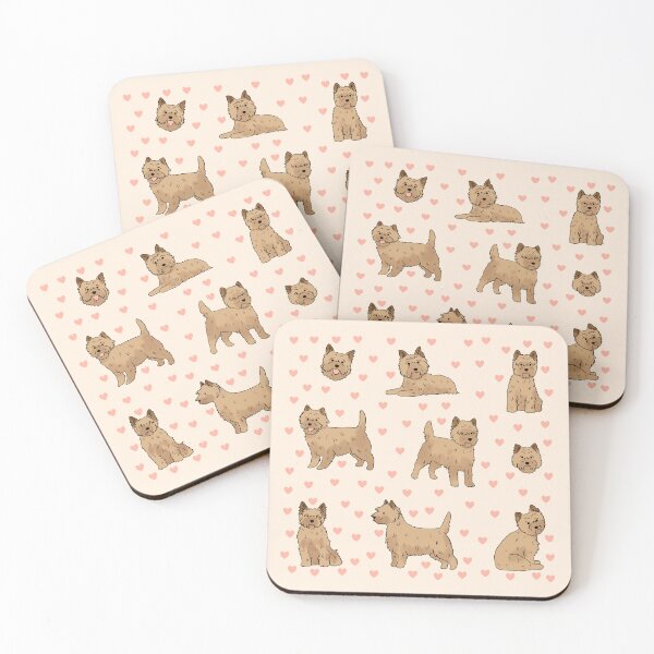 Item preview, Cairn Terrier cute illustration pattern  designed and sold by Yarafantasyart.