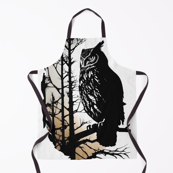 Item preview, Owl in Forest Silhouette designed and sold by ShadowAndSlate.
