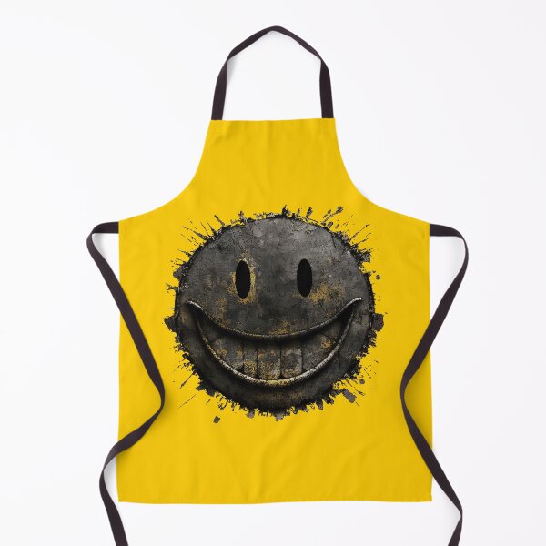 Item preview, Black Dusty and Scratchy Smile Face Emoji designed and sold by Jarmo Piironen.