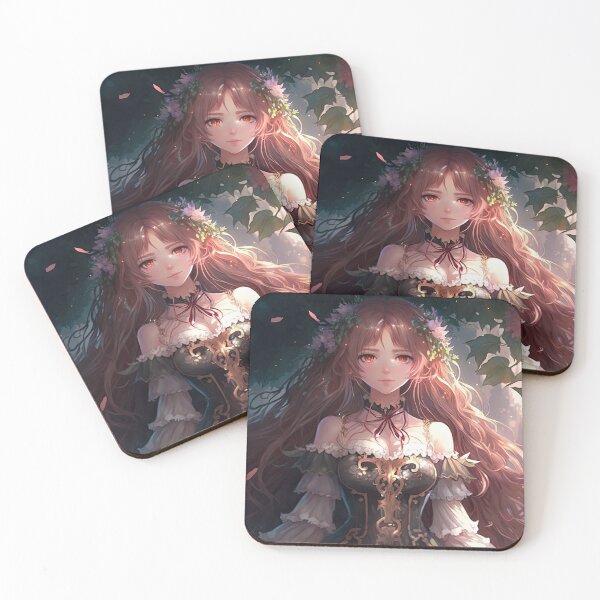 Item preview, The Heart of Magic: A Portrait of a Fantasy Female Wizard in a Valentine's Day Gown, Ready to Cast Love Spells. designed and sold by PJGartui.
