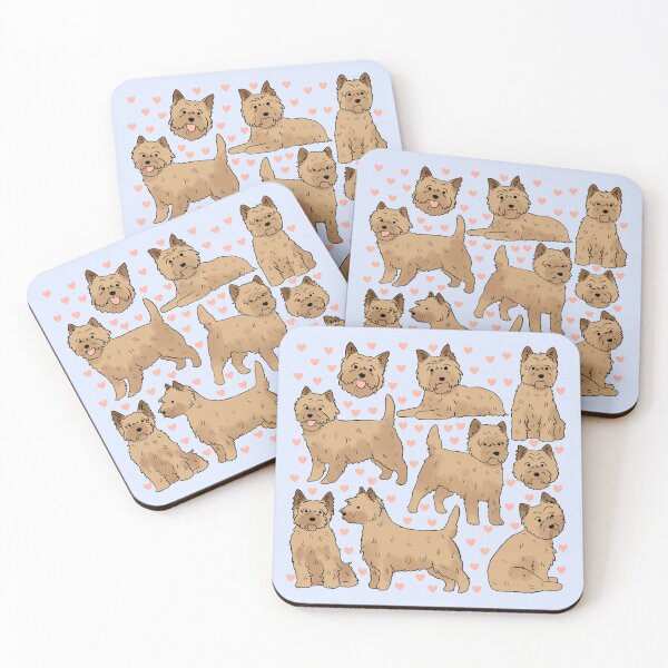 Item preview, Cairn Terrier cute illustration pattern  designed and sold by Yarafantasyart.