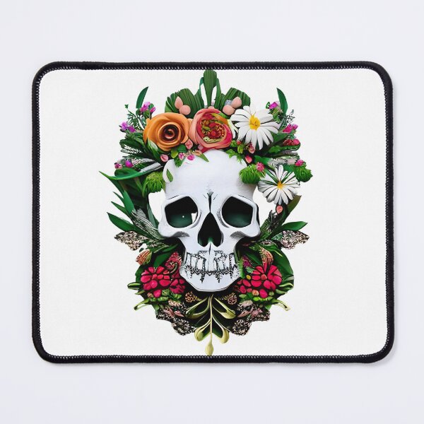 Item preview,  Skull Head With Roses, Floral Skull, Heartbreak  designed and sold by STEPHEN-KEMP.