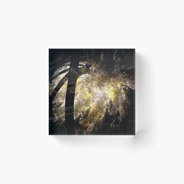 Fractal Painting Acrylblock