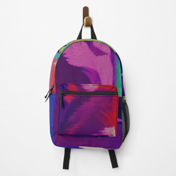 Item preview, Neon Colorful Abstract Wolf 8-bit Pixel Art designed and sold by PixelDripped.