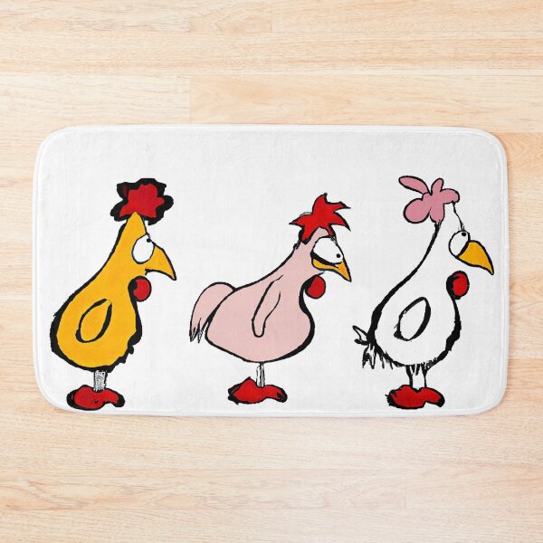 Item preview, three funny chickens in comic style designed and sold by Monkonthehill.
