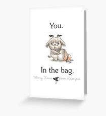 Merry Xmas from Krampus Greeting Card