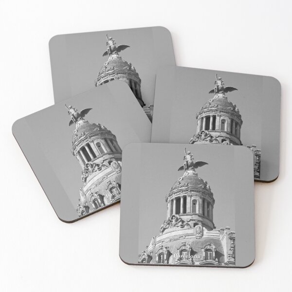 Item preview, Famous Passage de Gracia in Barcelona Spain Black and White  designed and sold by SoccaTamam.