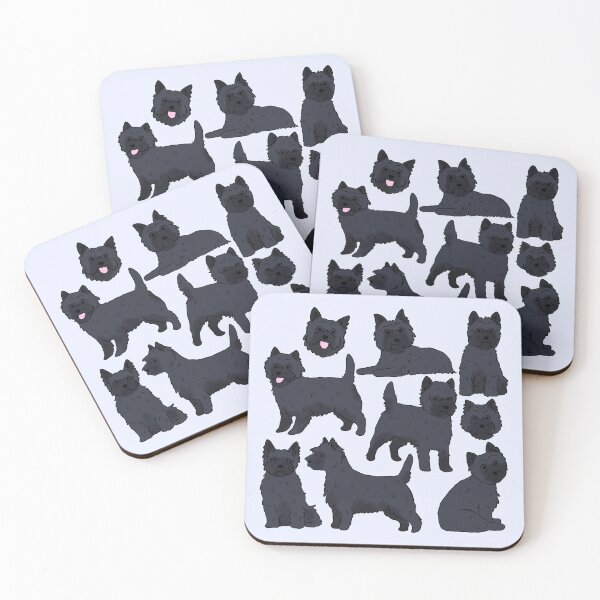 Item preview, Cairn Terrier cute illustration pattern  designed and sold by Yarafantasyart.