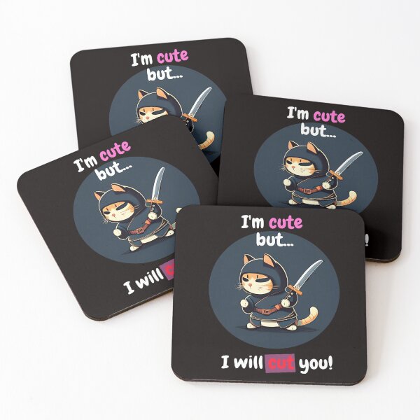 Item preview, Cute Funny Ninja Cat designed and sold by ImaginAI.