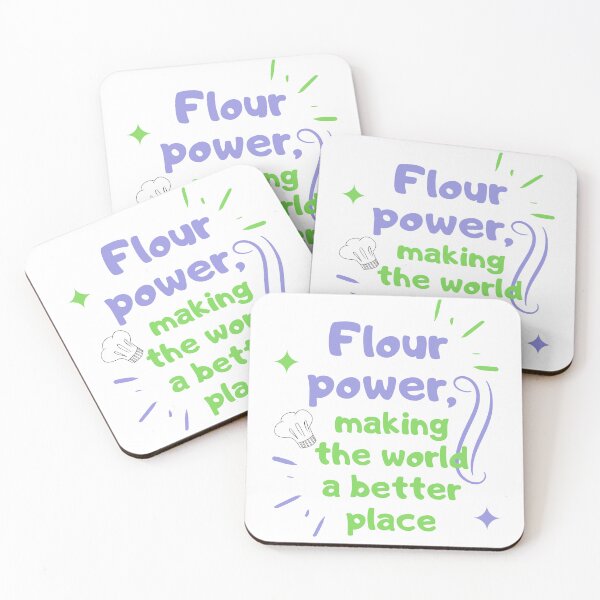 Item preview,  Flour power, making the world a better place designed and sold by merch-by-sho.