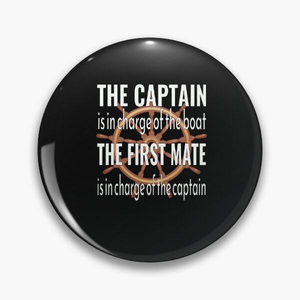 Item preview, Captain and first mate designed and sold by CottagePop.