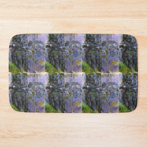 Item preview, 1919 Water Lilies oil on canvas, Claude Monet, art reprint designed and sold by naturematters.
