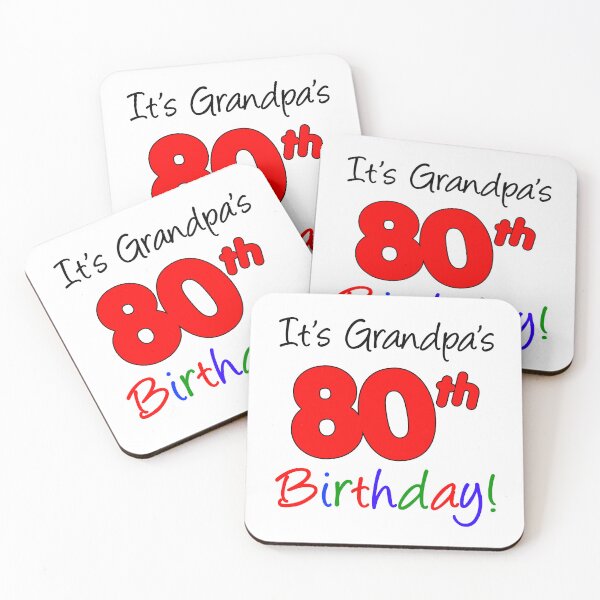 Item preview, It's Grandpa's 80th Birthday designed and sold by jaycartoonist.