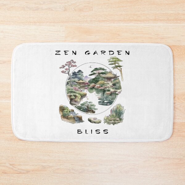 Artikelvorschau, Zen Garden Bliss - Ruhiger japanischer Garten entworfen und verkauft von Mindful-Designs.