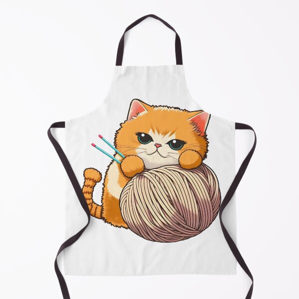 Item preview, Funny And Cute Cat With A Ball Of Wool designed and sold by ezps.