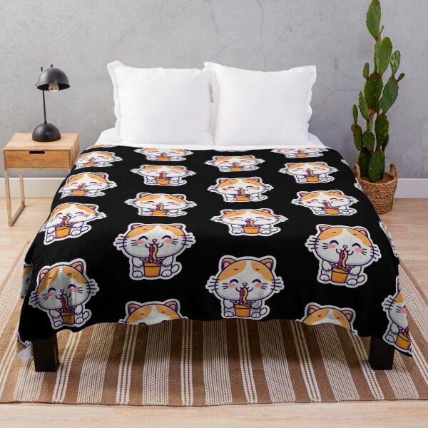 Item preview, Cute Cat Eating Spaghetti Funny Cat And Pasta designed and sold by The Glasses Girl.