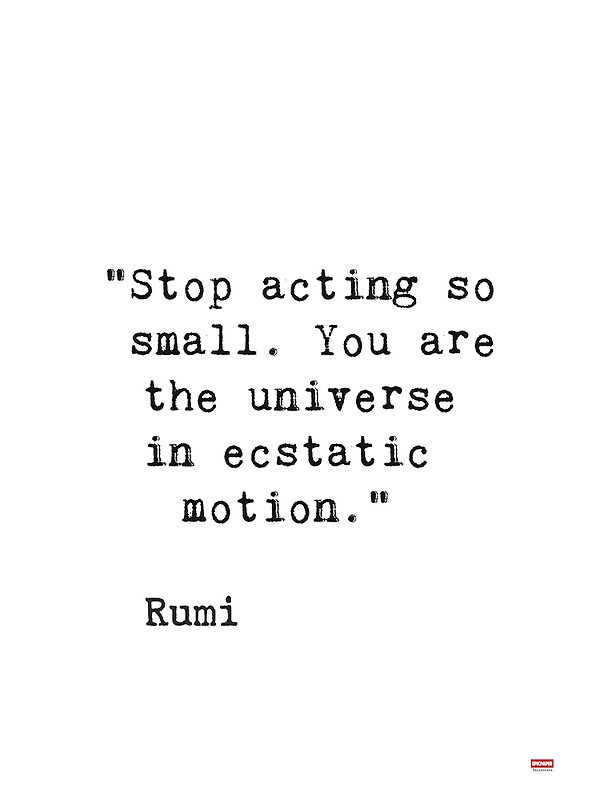 "Rumi meaning" by epicpaper quotes shop Redbubble