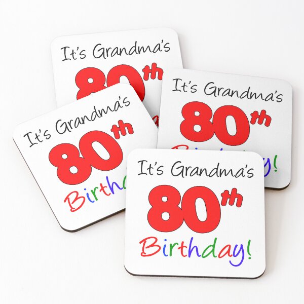 Item preview, It's Grandma's 80th Birthday designed and sold by jaycartoonist.