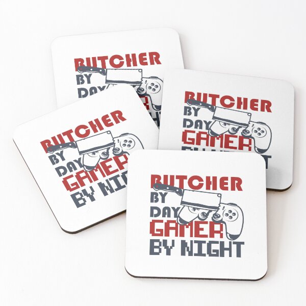 Item preview, Butcher By Day Gamer By Night designed and sold by SugoiLynn.