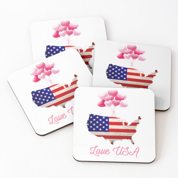 Item preview, Love USA - Map USA - United States of America designed and sold by Globuwear.