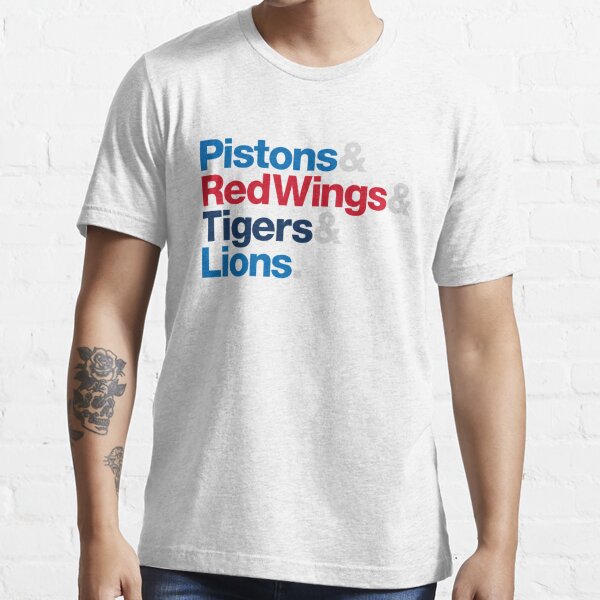 Detroit all team sports tigers lions pistons and red wings logo shirt,  hoodie, longsleeve, sweatshirt, v-neck tee