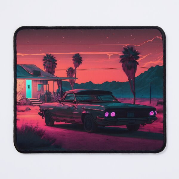 Item preview, Synthwave Ghost Town designed and sold by SuperSoulArts.