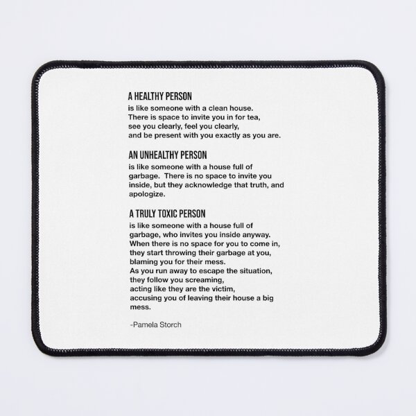 Item preview, Healthy Person Clean House Quote designed and sold by Pamela Storch.
