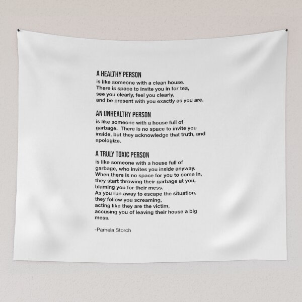 Item preview, Healthy Person Clean House Quote designed and sold by Pamela Storch.
