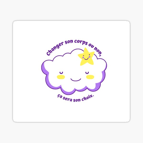 Intersex: change your body or not, it will be your choice. Sticker