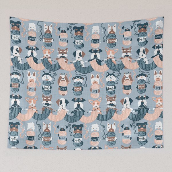 Item preview, Knitting dog feelings I designed and sold by SelmaCardoso.