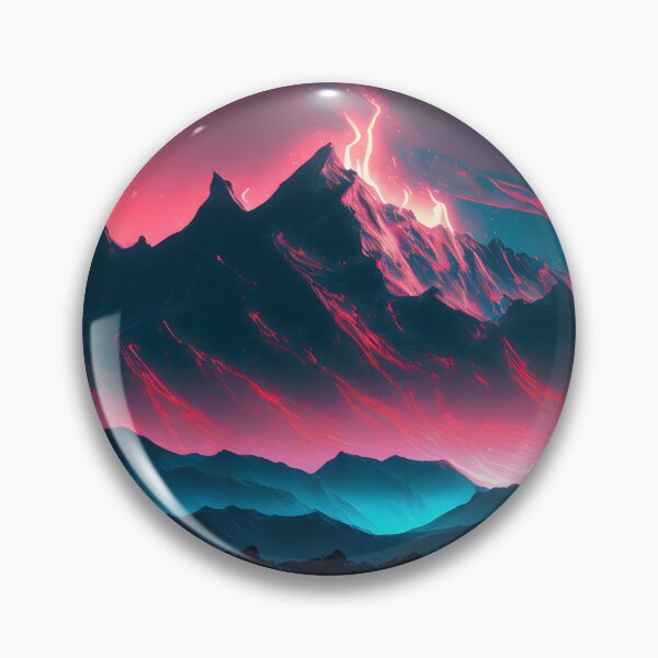 Item preview, Mountains and River synthwave designed and sold by SuperSoulArts.