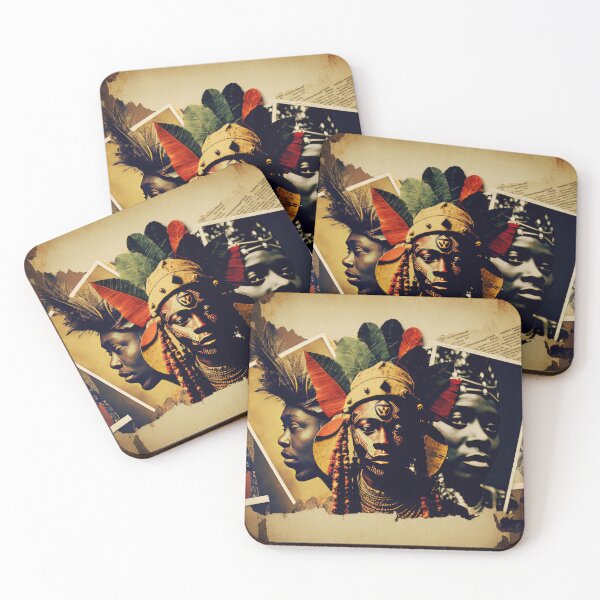 Item preview, Tribes of Africa Collage designed and sold by Odd World.