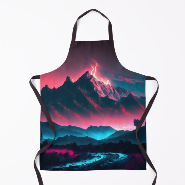 Item preview, Mountains and River synthwave designed and sold by SuperSoulArts.