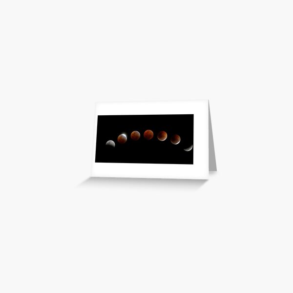Lunar Eclipse, 2007 Greeting Card