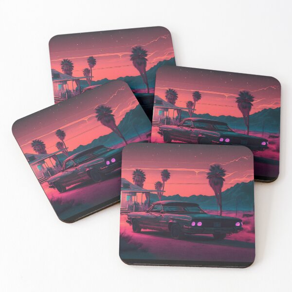 Item preview, Synthwave Ghost Town designed and sold by SuperSoulArts.