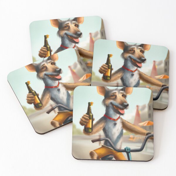 Item preview, Cheers to Life: A Picture Perfect Pup with a Pint in Hand designed and sold by jerekunnas.