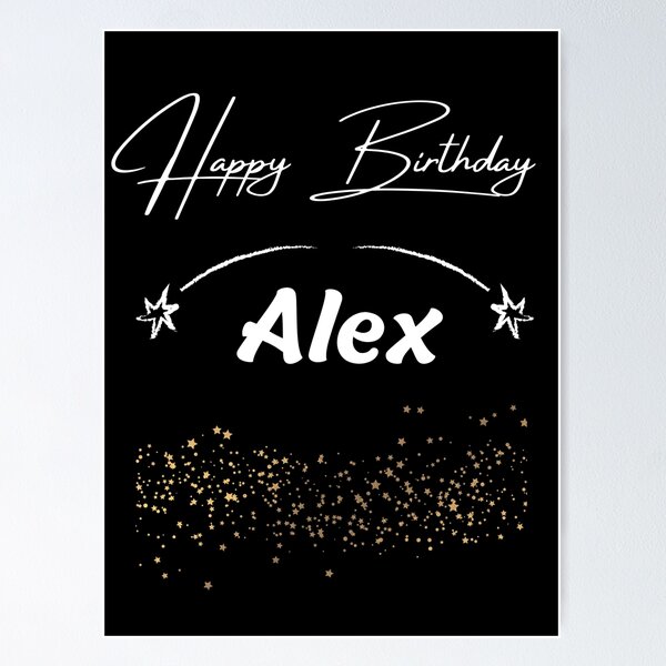 Item preview, Happy Birthday Alex designed and sold by KMRmerchDesigns.