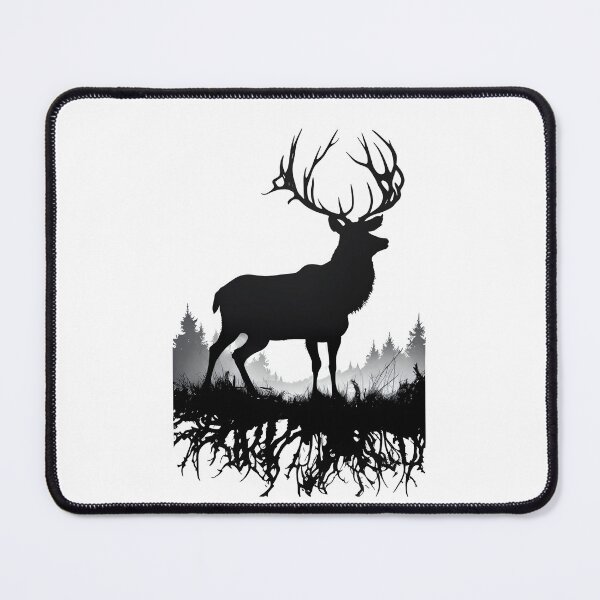 Item preview, Stag Silhouette designed and sold by ShadowAndSlate.