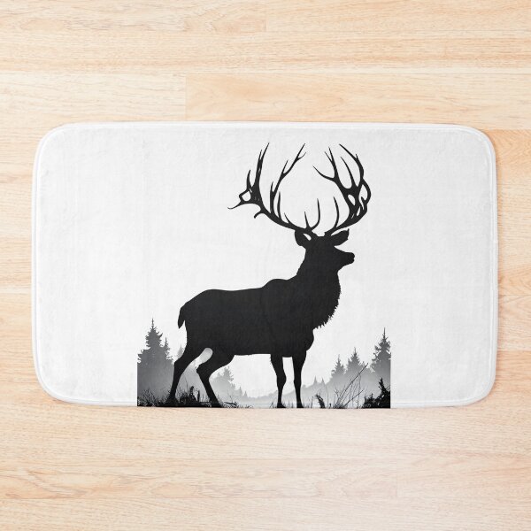 Item preview, Stag Silhouette designed and sold by ShadowAndSlate.