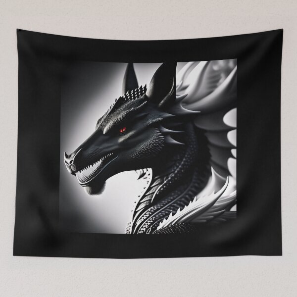 Item preview, Black Dragon - Fantasy Creatures designed and sold by BeachBumPics.